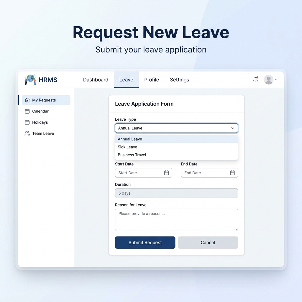 Leave Application Form